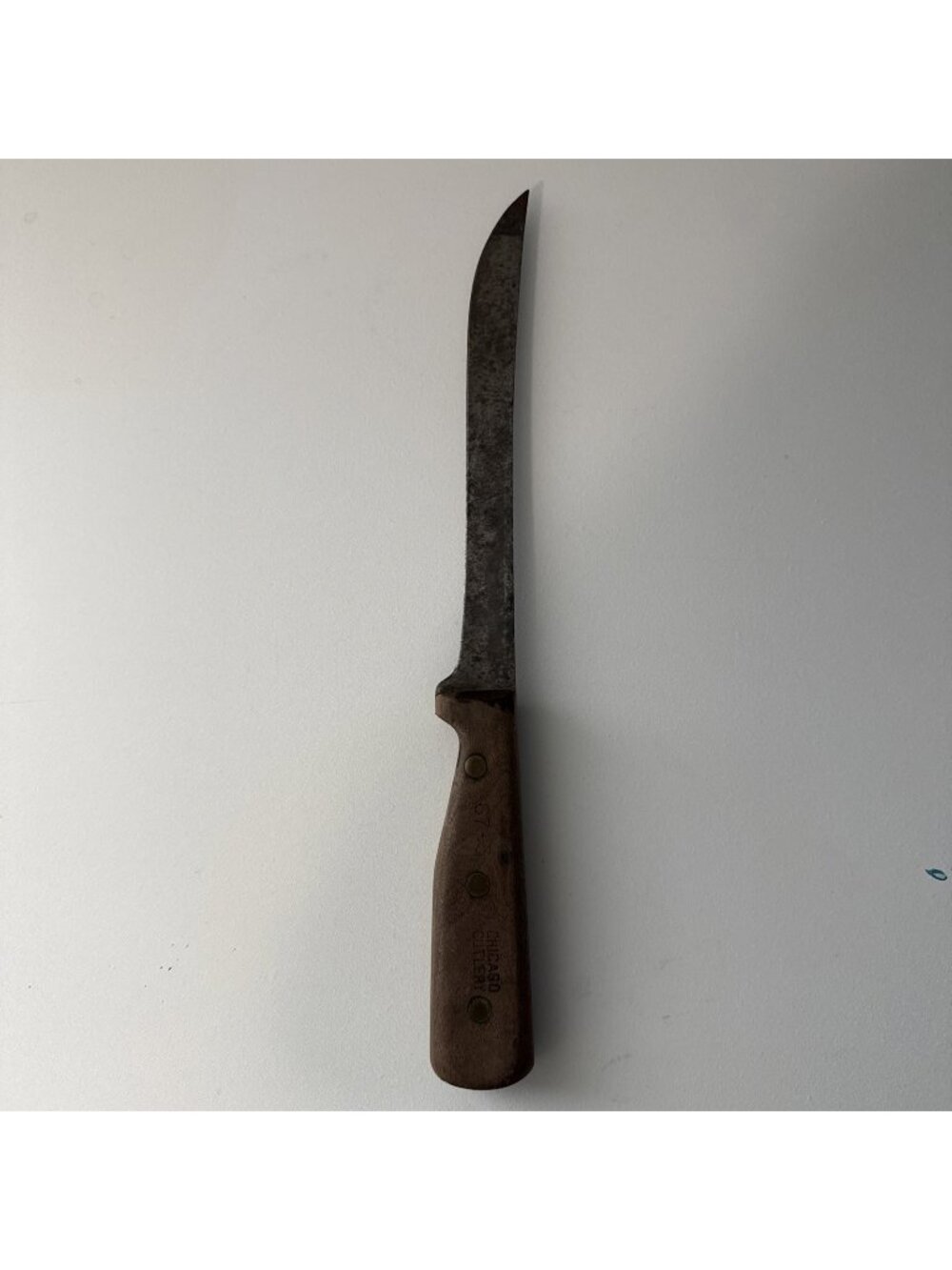 Vintage Chicago Cutlery 67-3 Carbon Steel Fillet Knife, 7-Inch